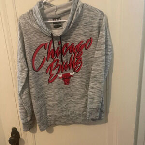 NBA Chicago Bulls Sweatshirt Cowl Neck Sz M